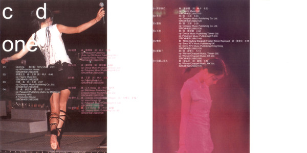 Альбом 唱遊大世界王菲香港演唱會98-99 (Faye HK Scenic Tour 98-99