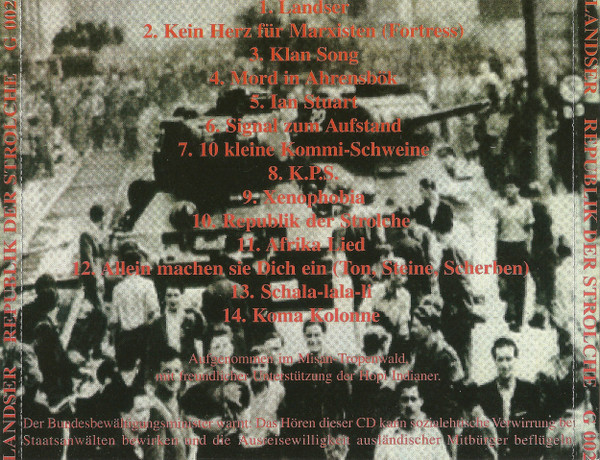 Альбом Republik Der Strolche, год выпуска 1995, артисты
