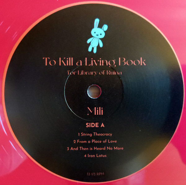 Mili To kill a living book LP レコード Mili To kill a living book